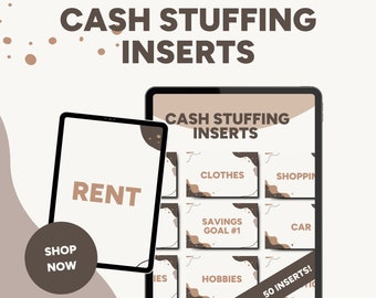 Cash Stuffing Inserts: A6 Budget Binder Categories (PDF Pattern)