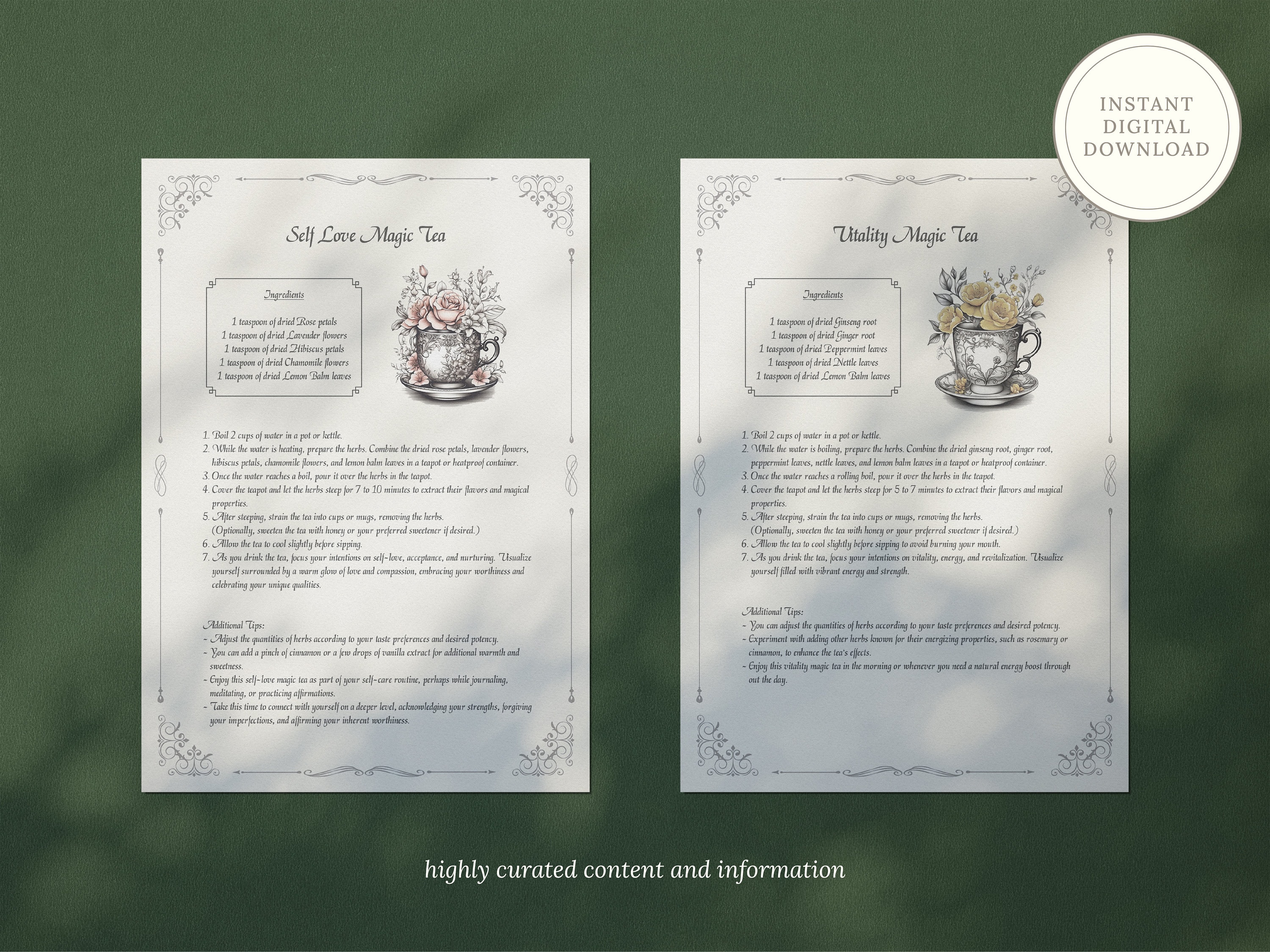 Tea Magic - Witch's Brew, Magical Tea, Tea Spell, Witch Tea, Book of ...