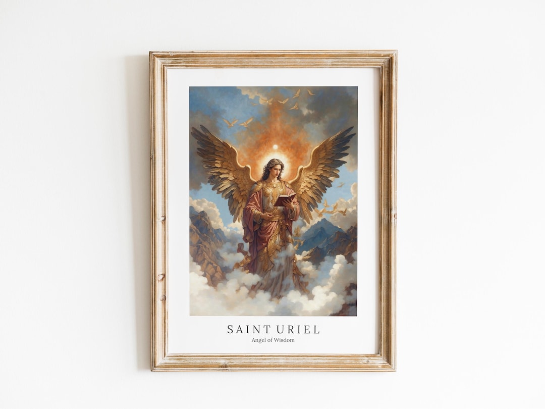 Archangel Uriel Digital Art – Angel of Wisdom, Guardian Angel (PDF ...