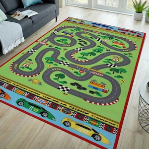 Teppich für die Rennbahn, Teppich für die Rennbahn, Teppich für die Rennbahn, Teppich für die Rennbahn, Teppich für das Kinderzimmer