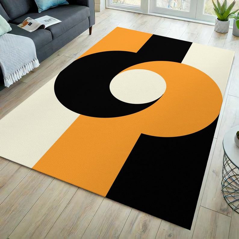 Abstract Rug, Decorative Rug, Aesthetic Rug, Minimalist Rug, Minimal ...