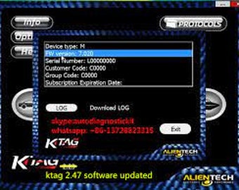 Kess v2 + logiciel Ktag_7020_2.25 sans erreur