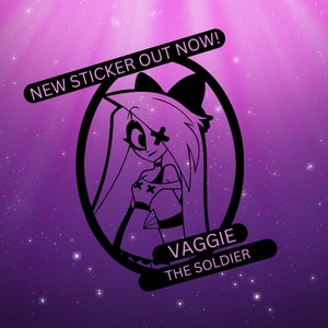 Hazbin Hotel Inspired - Vaggie Vinyl Decal Sticker