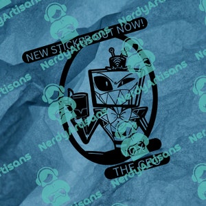 Hazbin Hotel Inspired - Vox Vinyl Decal Sticker