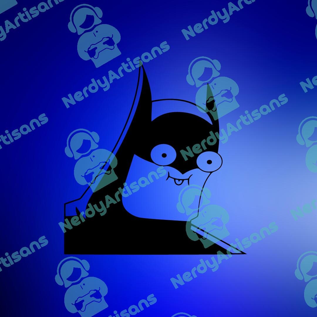 Derpy Bat Man Vinyl Decal Sticker - Etsy