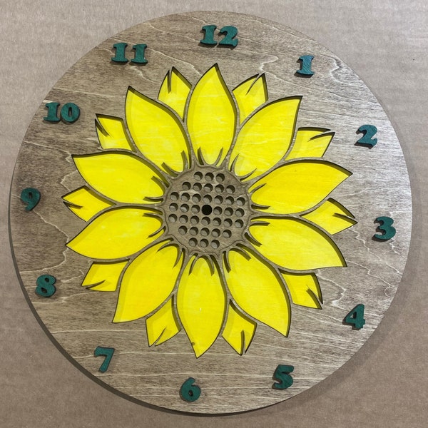 Sunflower Clock