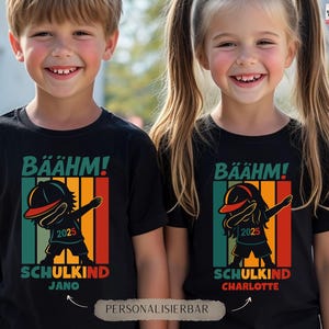 T-Shirt school child enrollment for first graders, school enrollment shirt first day of school, back to school shirt, girl boy names 2025, daycare departure