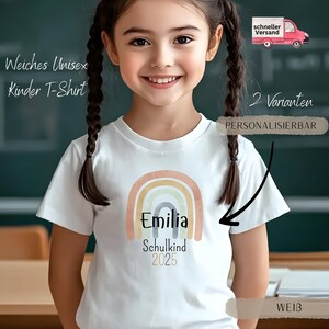 Schoolchild T-Shirt personalized - First-grader Shirt school enrollment gift - Children's T-Shirt first day of school gift - First-grader Shirt