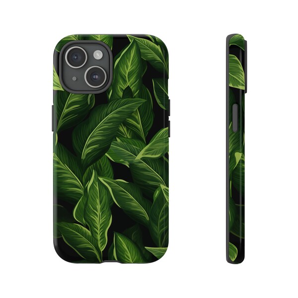 Dieffenbachia tropical plant - durable mobile phone cases for Apple iPhone, Samsung Galaxy and Google Pixel