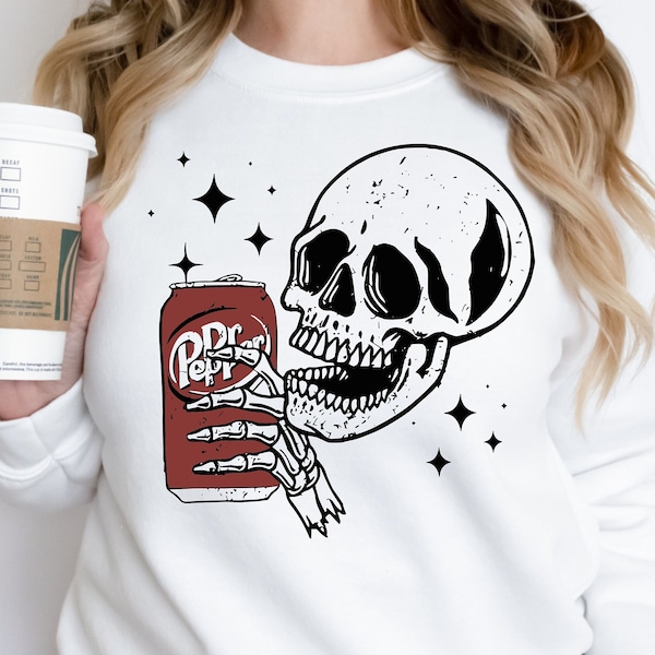 Till Death Dr. Pepper svg, Dr Pepper Png, Skeleton Png, Soda Png, Cute Dr Pepper Png, Skeleton drinking Dr. Pepper Png, Funny Dr Pepper svg