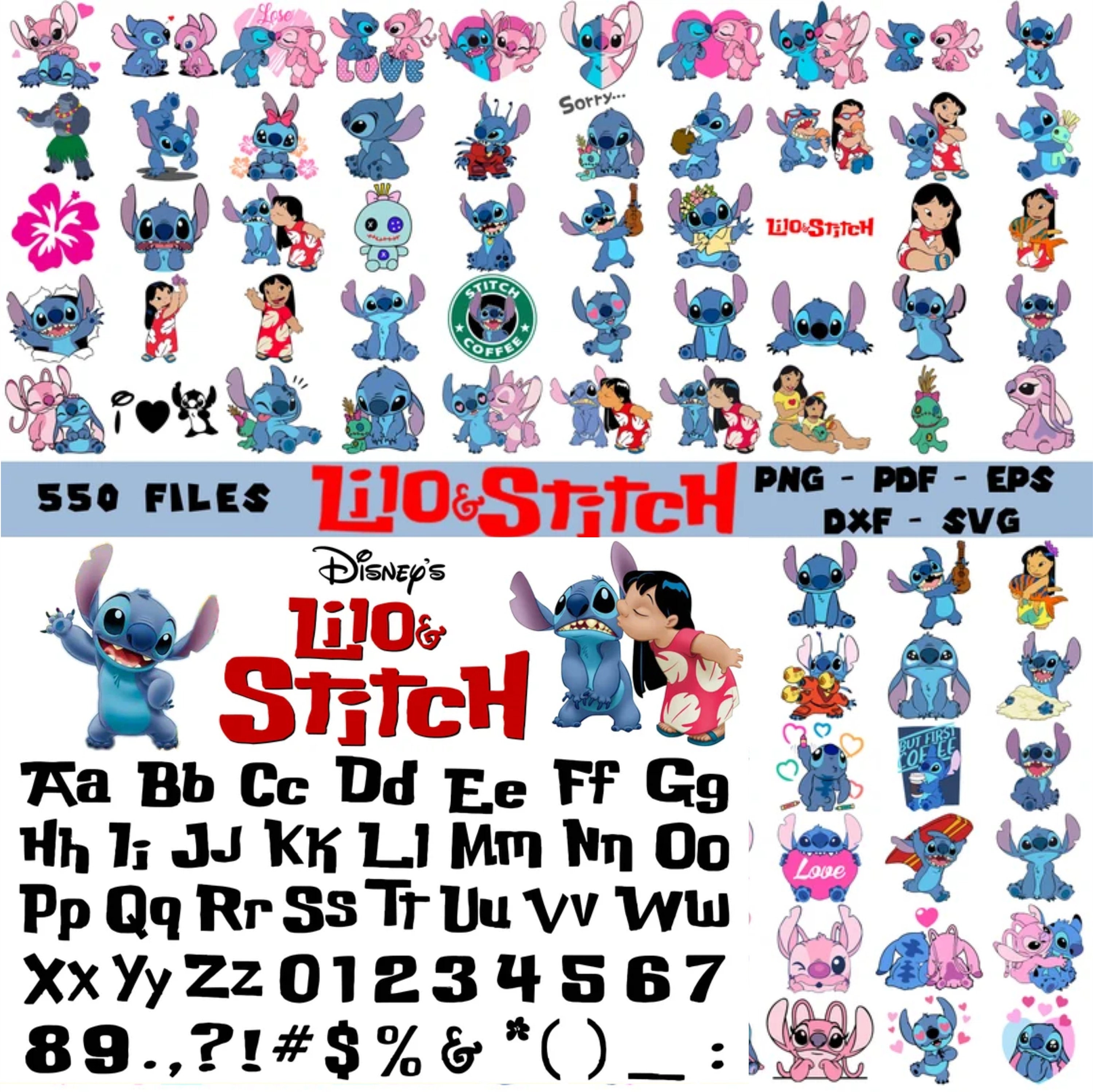 Lilo and stitch font svg ttf files lilo and stitch 58 off