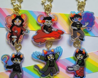 Homestuck Trolls Regenbogen Schlüsselanhänger - Warmblüter