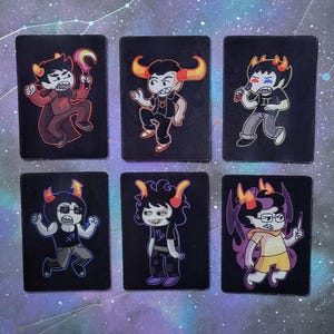 Cartas Lenticulares Homestuck Troll Boys