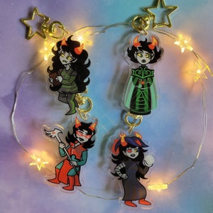 Homestuck Troll Ancestor Charms - Midbloods