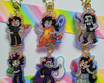Homestuck Trolls Regenbogen Schlüsselanhänger - Coolbloods