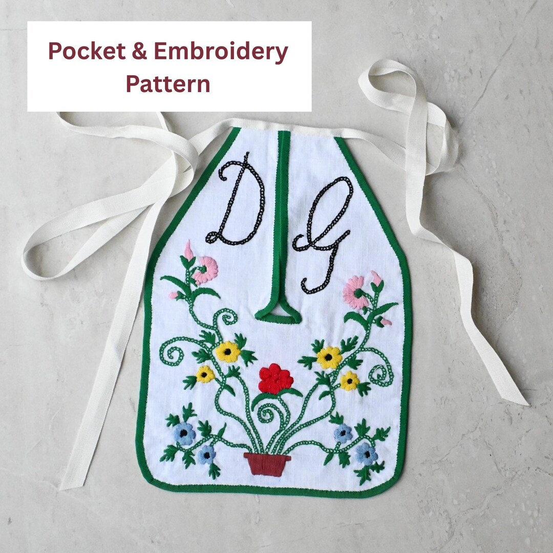 18th Century Tie on Pocket Pattern & Guide - Arabella Pocket - (A4 PDF ...