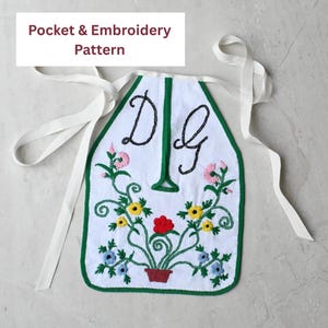 18th Century Tie On Pocket Pattern & Guide - Arabella Pocket - (A4 PDF)