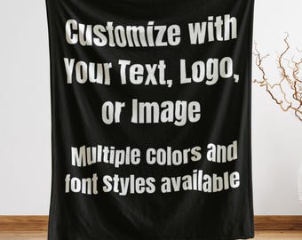 Manta con texto personalizado, Manta con collage de fotos personalizada, Manta con imagen y texto, Manta con logotipo personalizado, Manta conmemorativa, Regalo para parejas de amigos