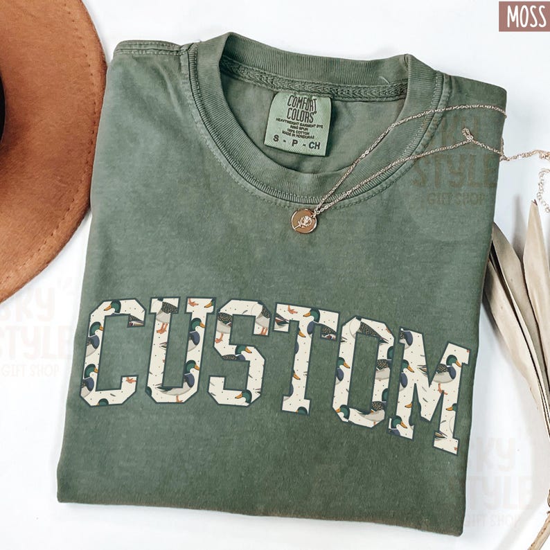 Comfort Colors® One Lucky Duck Shirt, One Lucky Duck Birthday, Duck Hunting Custom Shirt, Mallard Duck Tee Duck Hunting First Birthday Shirt image 1