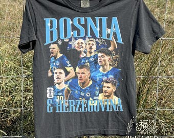Camiseta de torcedor da seleção de futebol da Bósnia e Herzegovina — Camiseta para torcedor da seleção nacional
