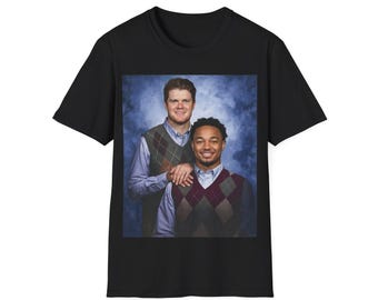Camiseta de fútbol de los Step Brothers de Sam Darnold Jaxon Smith-Njigba / Seattle