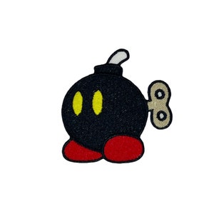 Embroidered Bomb Iron On Patch: Decorative Applique