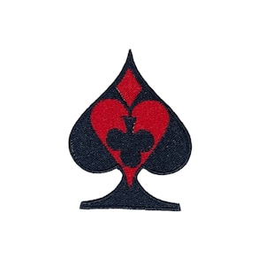 NH Poker - Parches Termoadhesivos - Parches Apliques Bordados para Chaquetas, Jeans, Ropa Decorativa, Mochilas, Bolso, Pañuelo, etc.