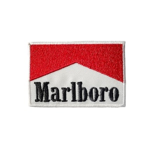 Parche termoadhesivo de cigarrillo rojo NH: parches bordados para chaquetas, jeans, ropa decorativa, mochilas, bolsos, pañuelos, etc.