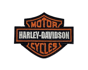 NH Motorcycle Iron On Patches - Embroidery Applique Patches For Decoration