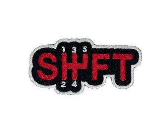 NH シフトアイロンパッチ - 装飾用刺繍アップリケパッチ