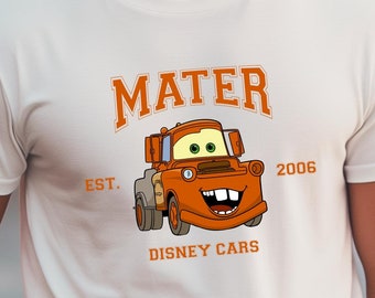 Tow Mater Varsity Shirts Cars Varsity Shirts Disneyland Shirts Disneyworld Shirts Disney Cars Shirts Epcot Family Matching