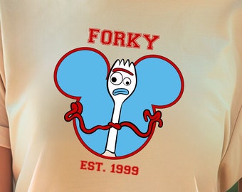 Forky Mousehead Shirts Forky Est Shirts Birthday Gift for Toy Story Fan, Matching Family Disneyland Shirts Disney World Shirt