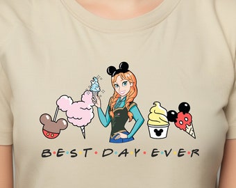 Frozen Anna Best Day Ever Shirts Anna Shirts Anna Toddler Shirts Anna Disneyland Shirts Disney Trip Family Shirts Princess Anna Shirt
