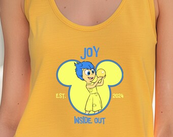 Joy Shirts Inside Out Mouse Ears Shirts Inside Out Birthday Gift, Disneyland Shirts Disneyworld Shirts Epcot Family Matching Shirts