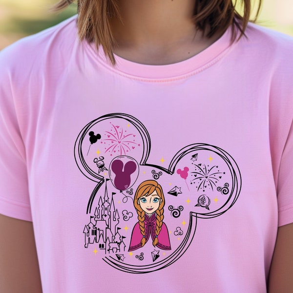 Frozen Anna Mousehead Shirt, Anna Shirt, Anna Toddler Shirt, Anna Disneyland Shirt, Frozen Disney Trip Family Shirt, Princess Anna Tee