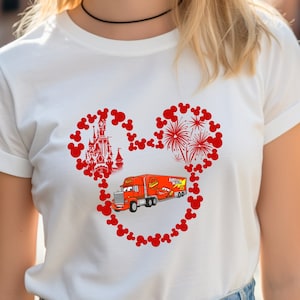 Cars Mack Mouse Ears Shirts Mack Cars Birthday Gift, Disneyland Shirts Disneyworld Shirts Disney Family Matching Shirt