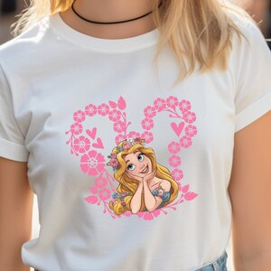 Aurora Flowers Shirts Disneyland Sleeping Beauty Shirts Aurora Birthday Gift, Disneyworld Shirts Disney Family Matching Shirts Epcot Shirts