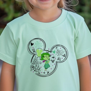 Inside Out Disgust Mouse Ears Shirts Inside Out Shirtss Birthday Gift for Disney Fan, Disneyland Shirts, Epcot Matching Family Shirts