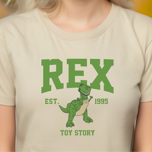 Toy Story Rex Shirt, Rex T-shirt, Toy Story Birthday Gift, Disney Family Shirt, Disneyworld Matching Shirt, Disneyland Trip Shirt