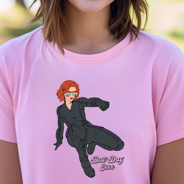Black Widow Shirt, Avengers Birthday Gift, Avengers Disneyland Shirt, Disney World Matching Shirt, Marvel Family T-shirt
