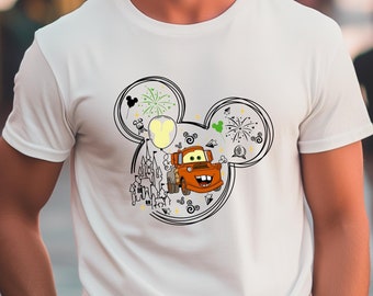 Mater Cars Shirts Cars Movie Shirtss Disneyland Cars Shirts Birthday Gift for Cars Fan, Cars Movie Family Matching Shirts Epcot Shirt