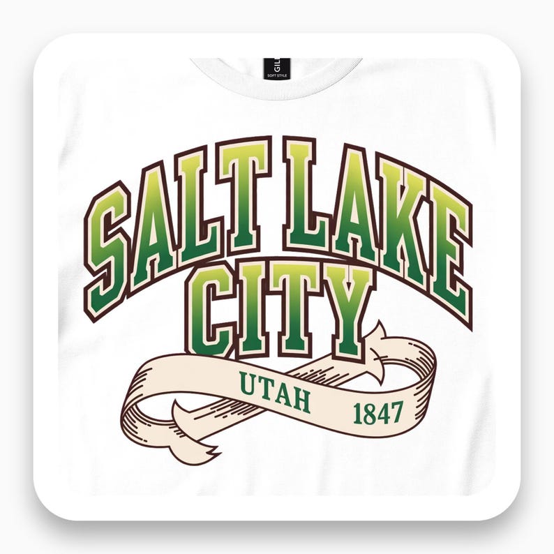 Salt Lake City Shirt, Utah Mountain Heritage Tee, Collegiate Vintage Gift, Travel Souvenir T-Shirt
