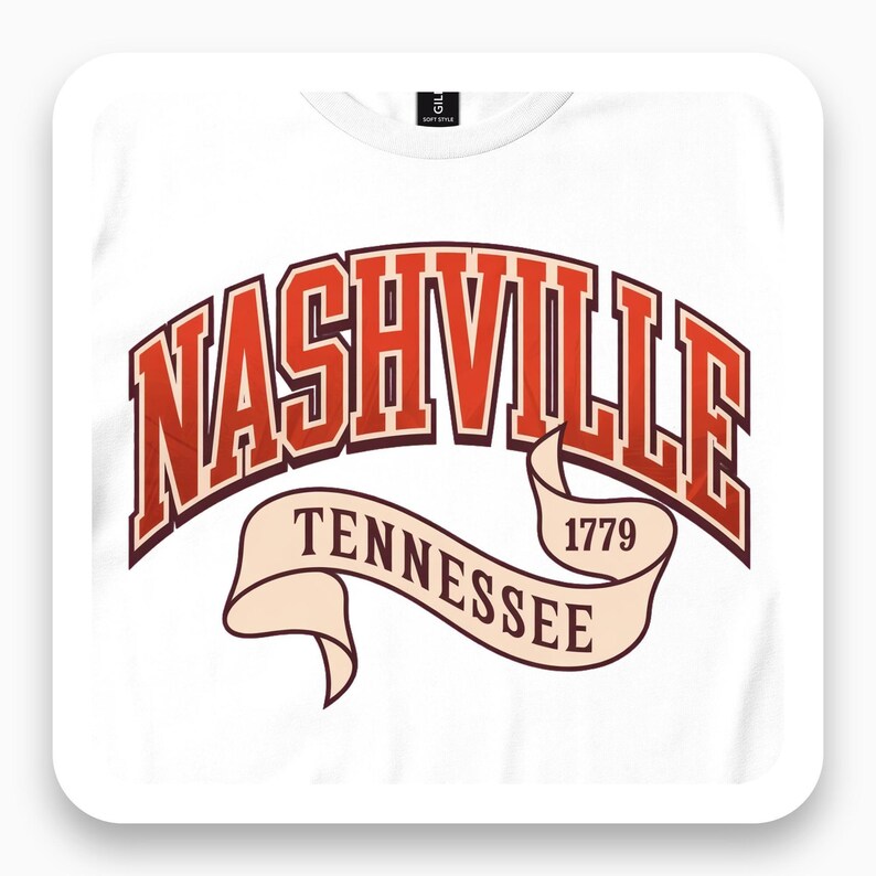 Nashville Tennessee Shirt, Retro Americana Tee, Vintage Travel Gift, Tennessee Souvenir T-Shirt