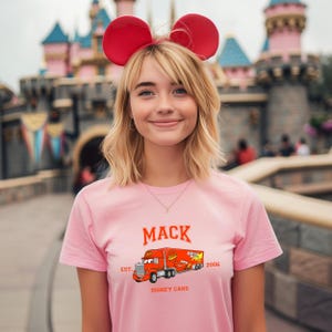 Mack Varsity Shirt, Cars Varsity Shirt, Disneyland Shirt, Disneyworld Shirt, Disney Cars Shirt, Epcot Family Matching