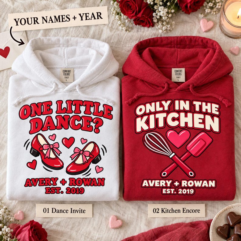 Matching Couple Hoodies for Valentine's Day, photo 1