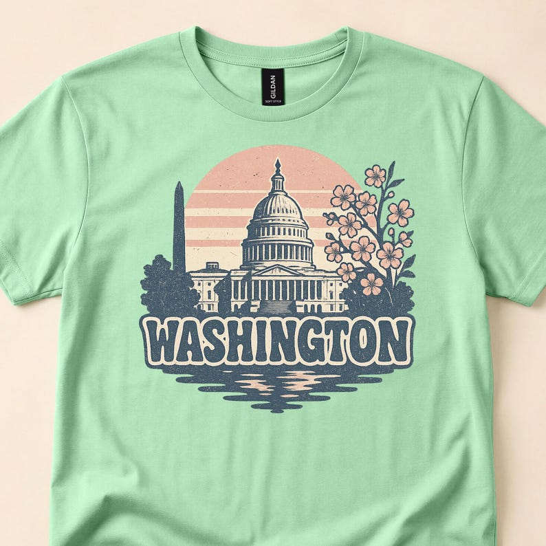 Washington DC Skyline Shirt, photo 1