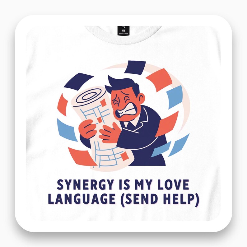 Synergy Is My Love Language Shirt, Funny Product Manager Tee, Corporate Humor Gift, Office Sarcasm T-Shirt
