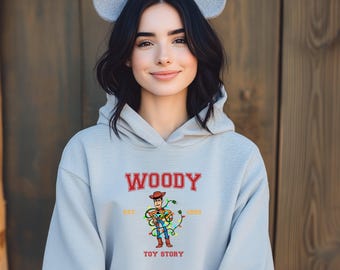 Woody Sweatshirt and Hoodies, Toy Story Holidays Hoodies and Sweatshirts, Birthday Gift for Family, Disneyland Trip Matching Shirts