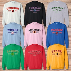 Avengers Varsity City Sweatshirts, Captain America Spiderman Hulk, Disneyland Sweatshirts, Disney Holidays Gift, Disney World Hoodies