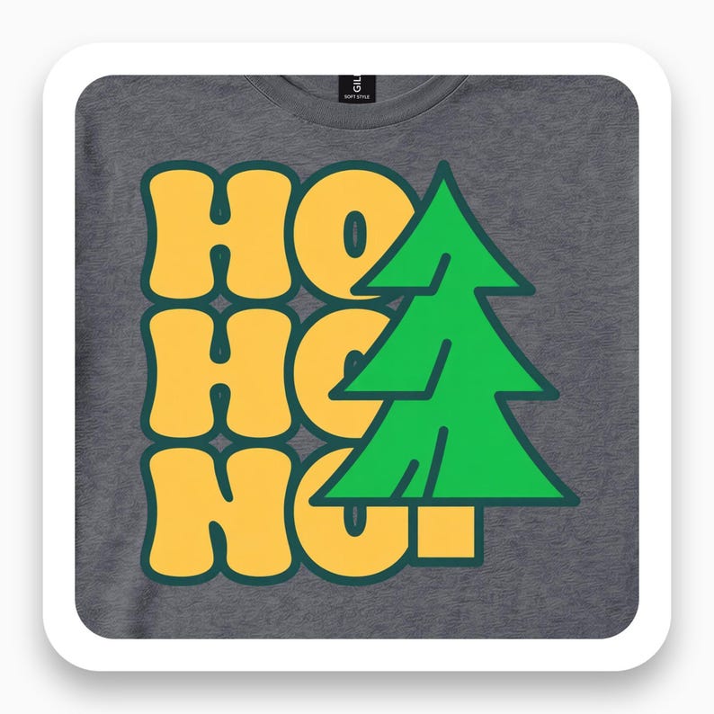 Ho Ho No Shirt, Funny Christmas Tee, Retro Holiday Gift, Sarcastic Winter T-Shirt
